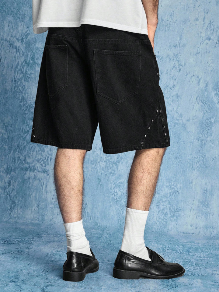 Pantaloni scurți SHEIN, negru