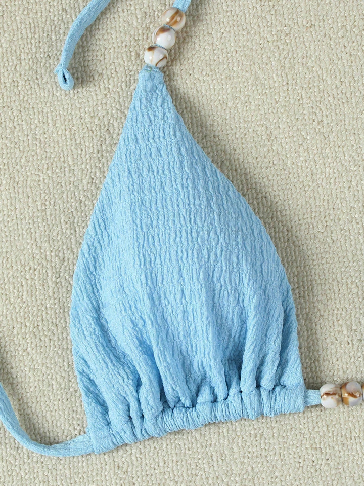 Set bikini SHEIN, albastru