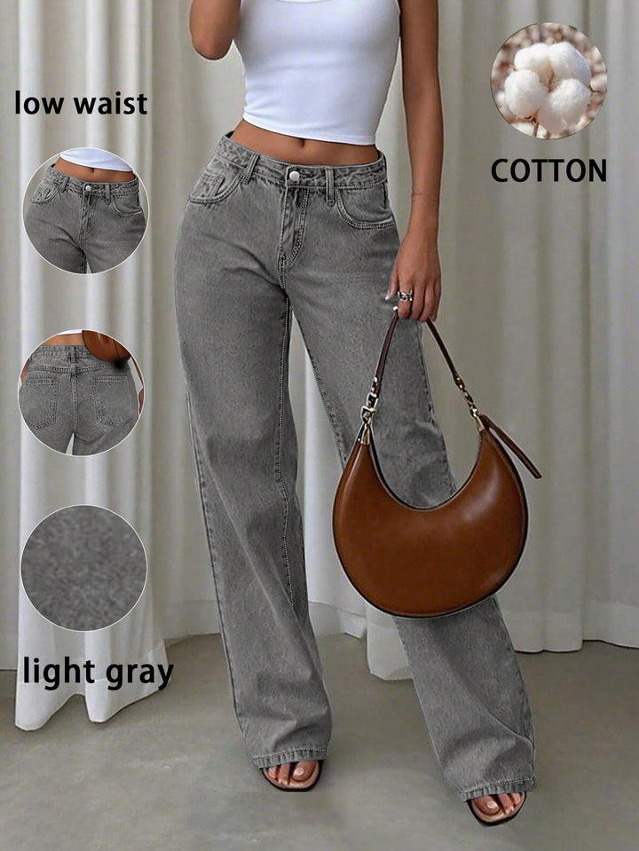 Jeans SHEIN, gri