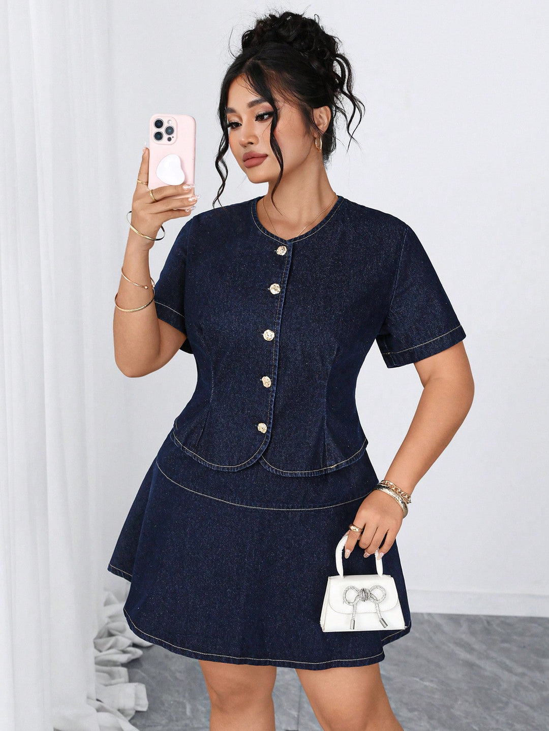 Top SHEIN, albastru