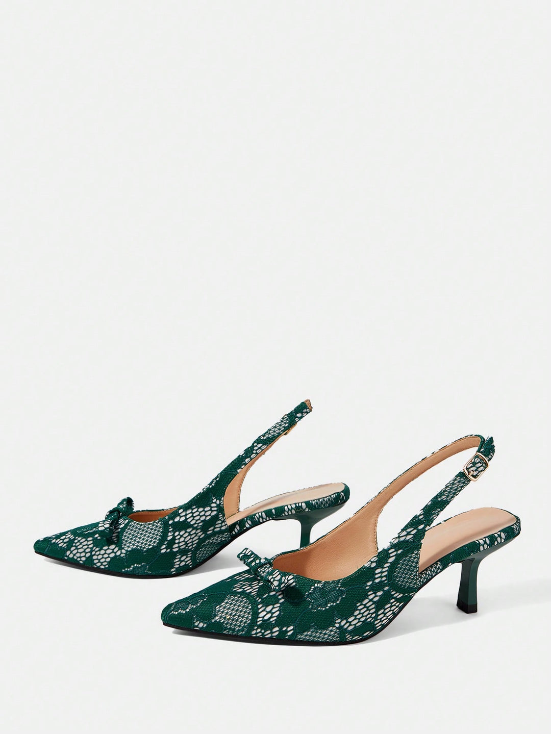 Pantofi cu toc SHEIN, verde