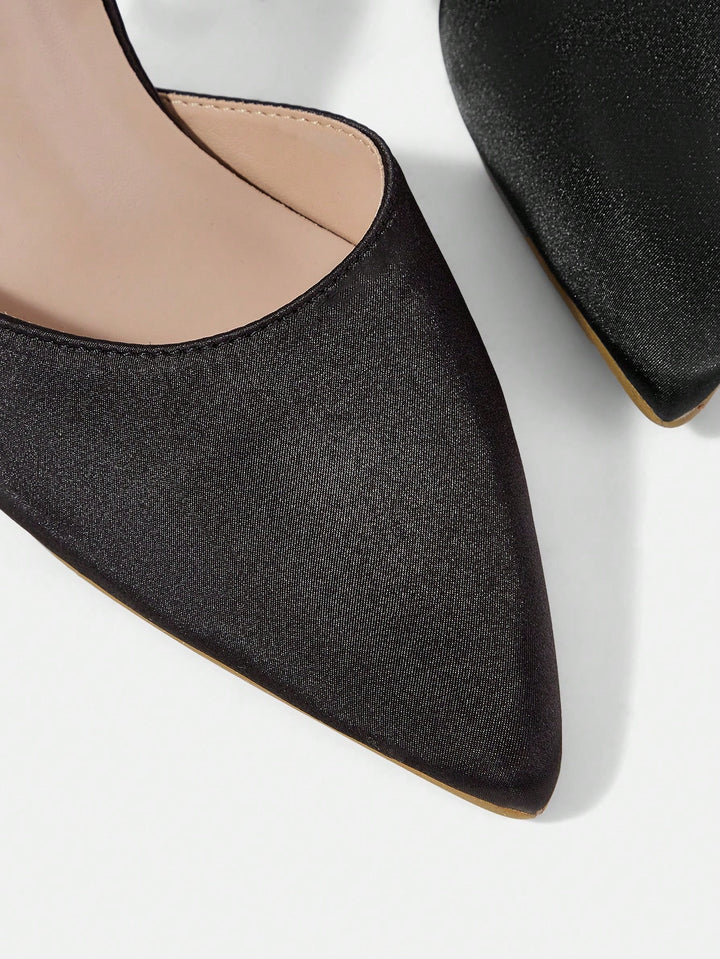 Pantofi cu toc SHEIN, negru