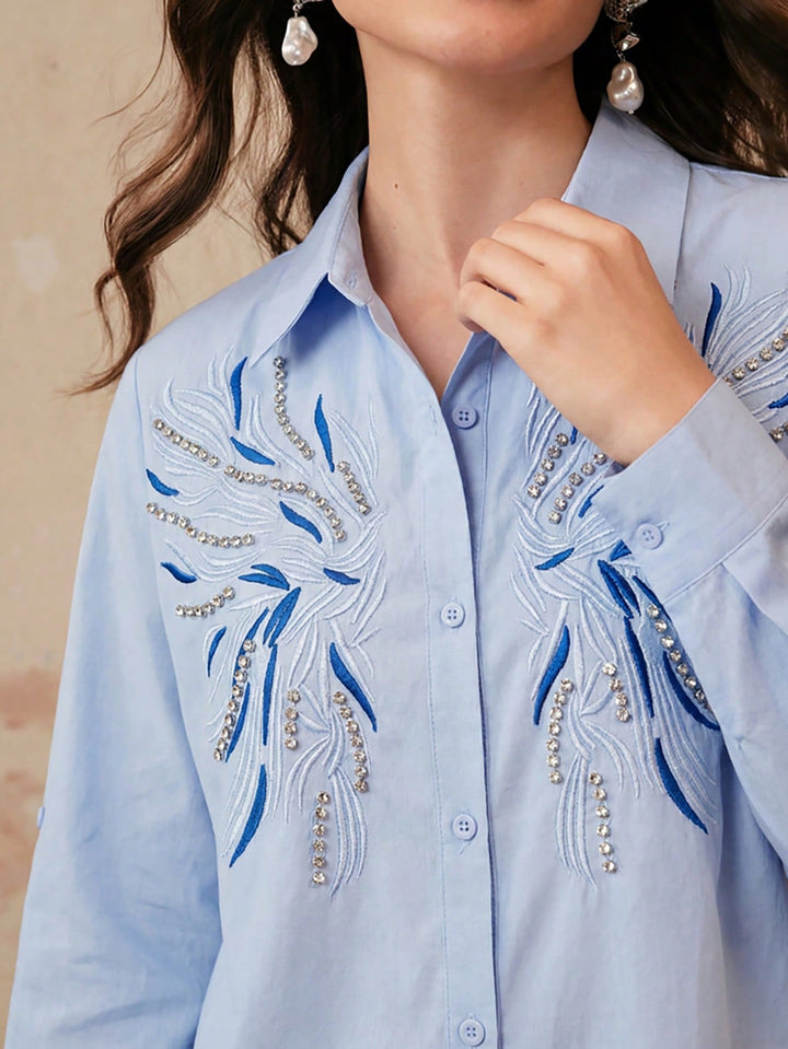 Bluza SHEIN, albastru