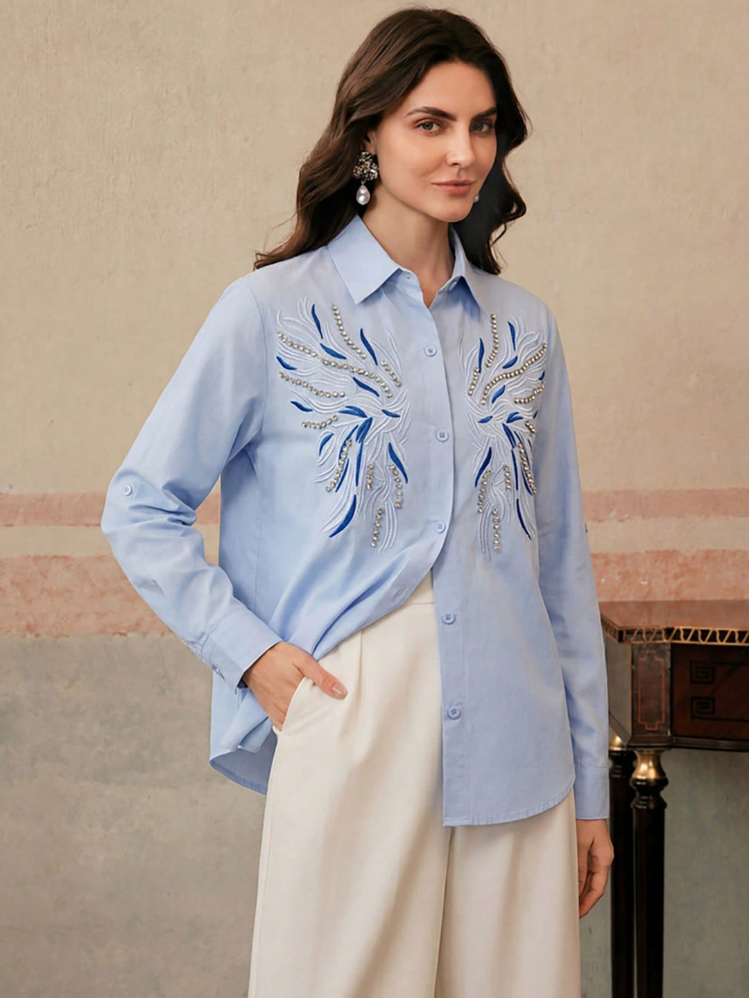 Bluza SHEIN, albastru