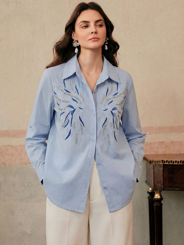 Bluza SHEIN, albastru