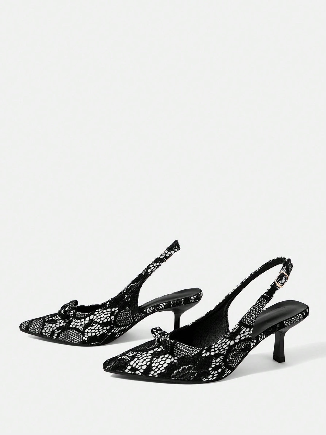Pantofi cu toc SHEIN, negru