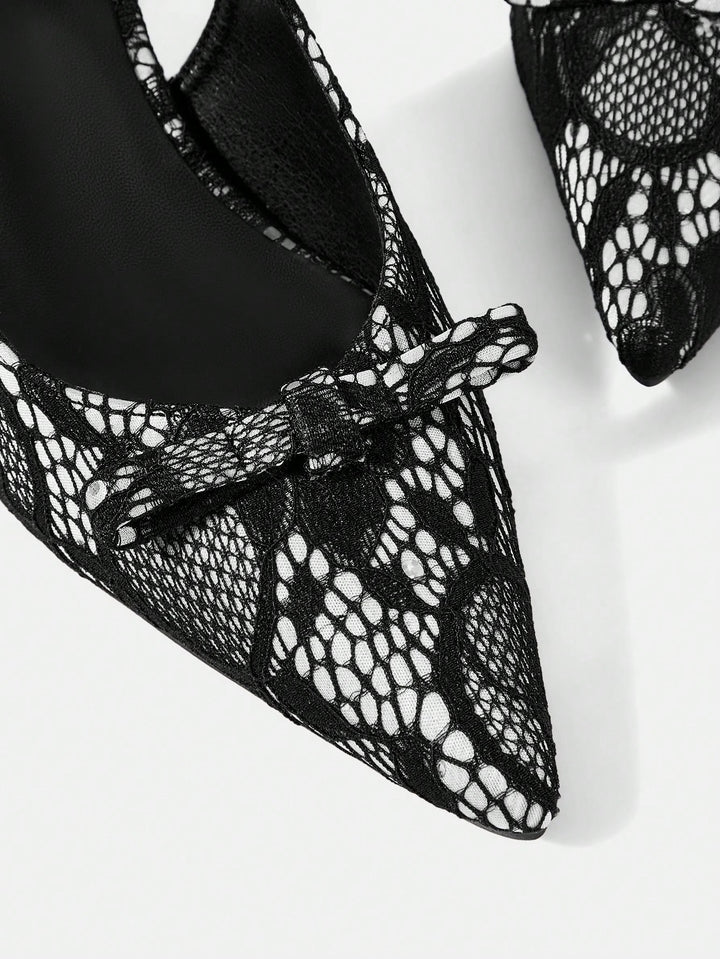 Pantofi cu toc SHEIN, negru