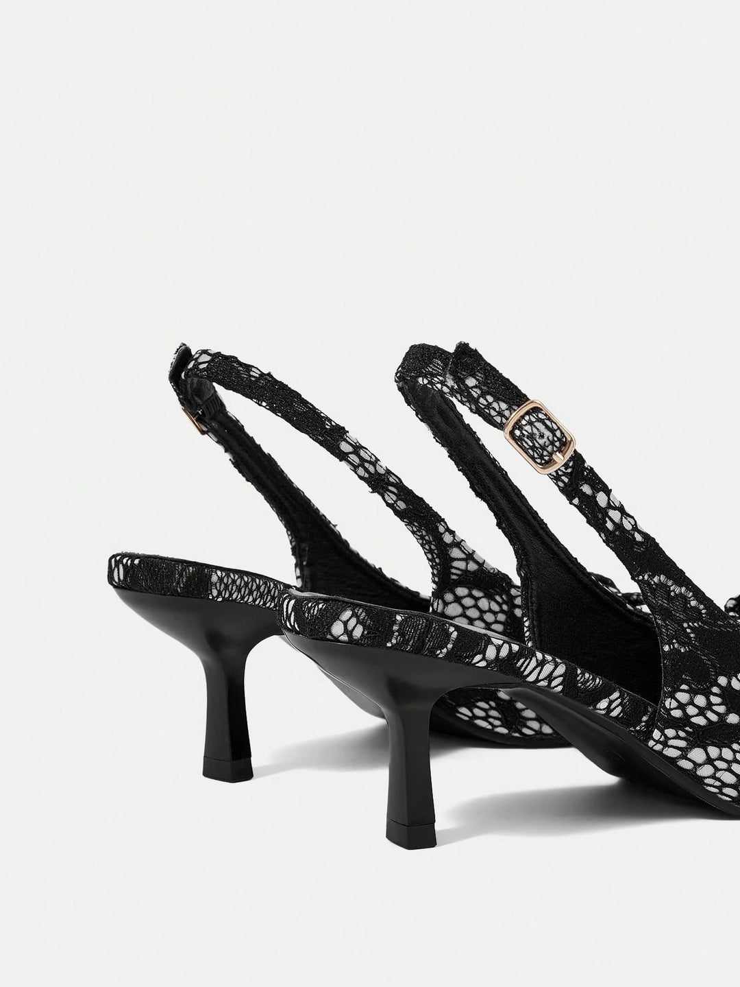 Pantofi cu toc SHEIN, negru