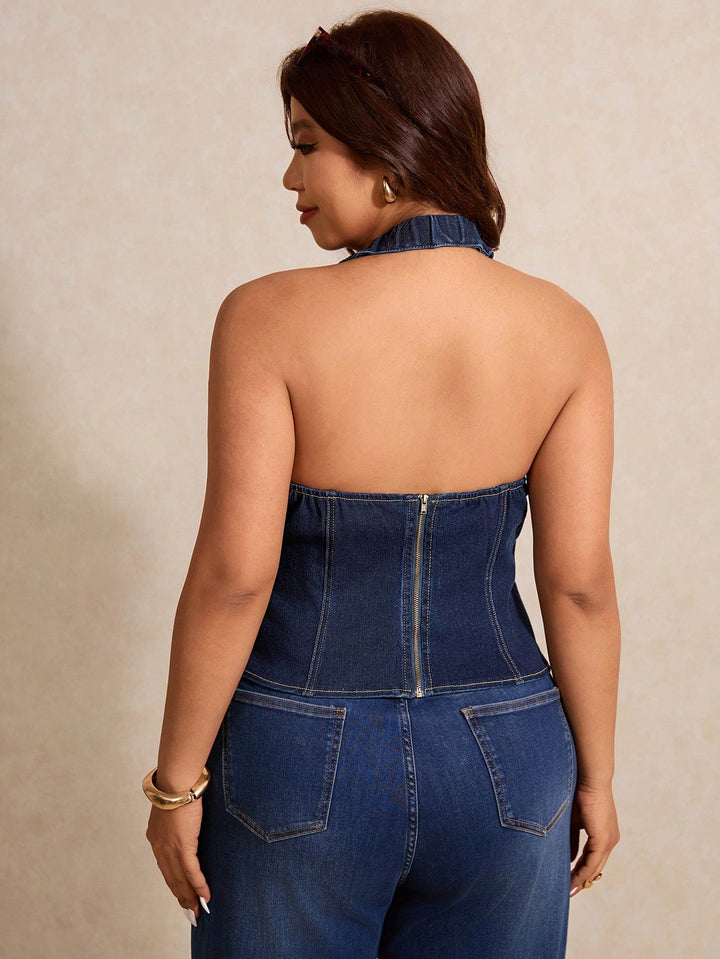 Top SHEIN, albastru