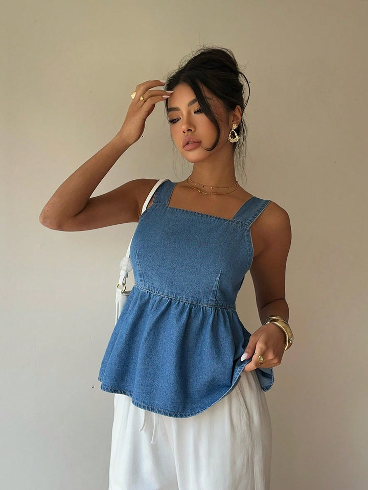 Top SHEIN, albastru