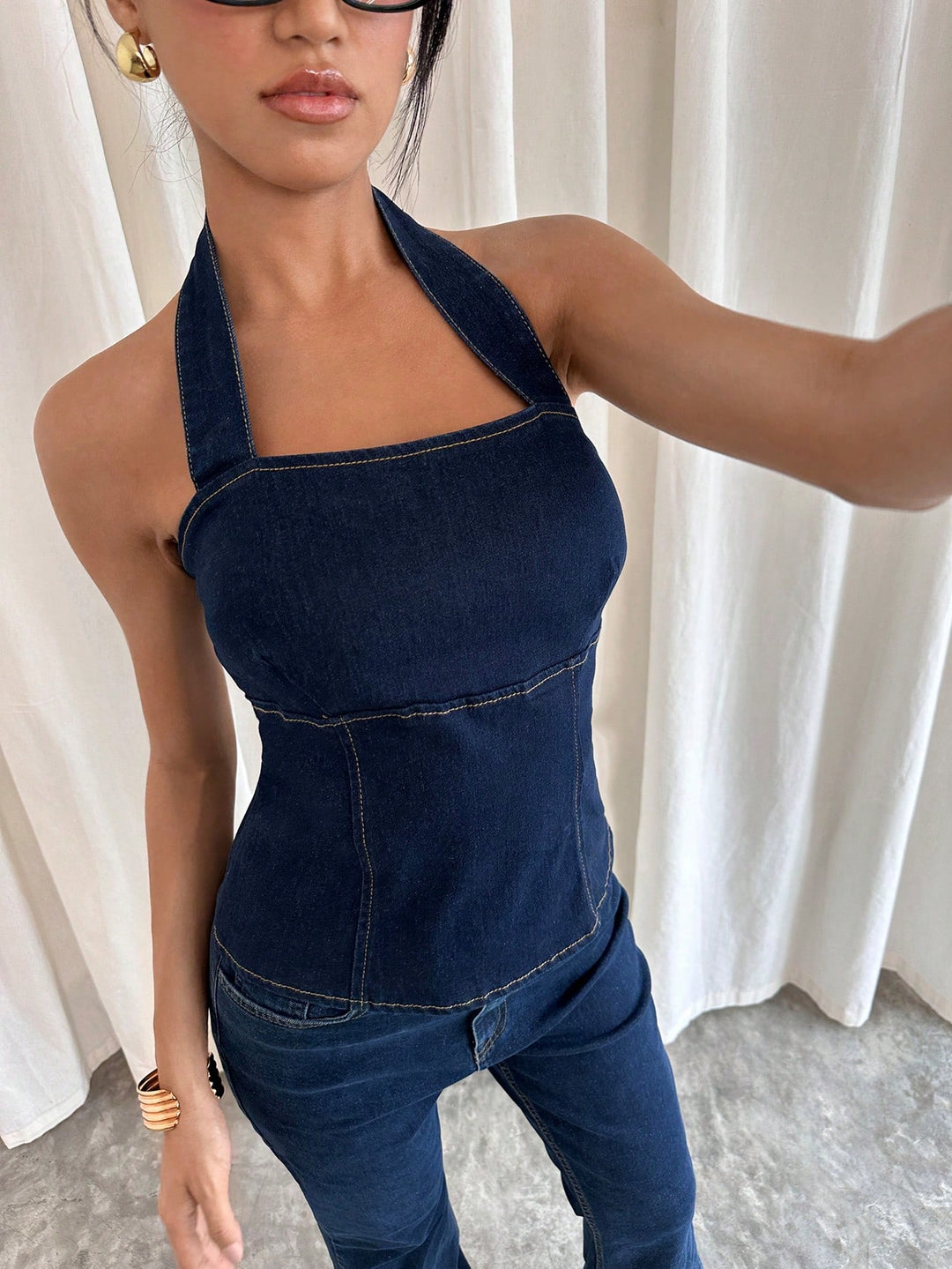 Top SHEIN, albastru