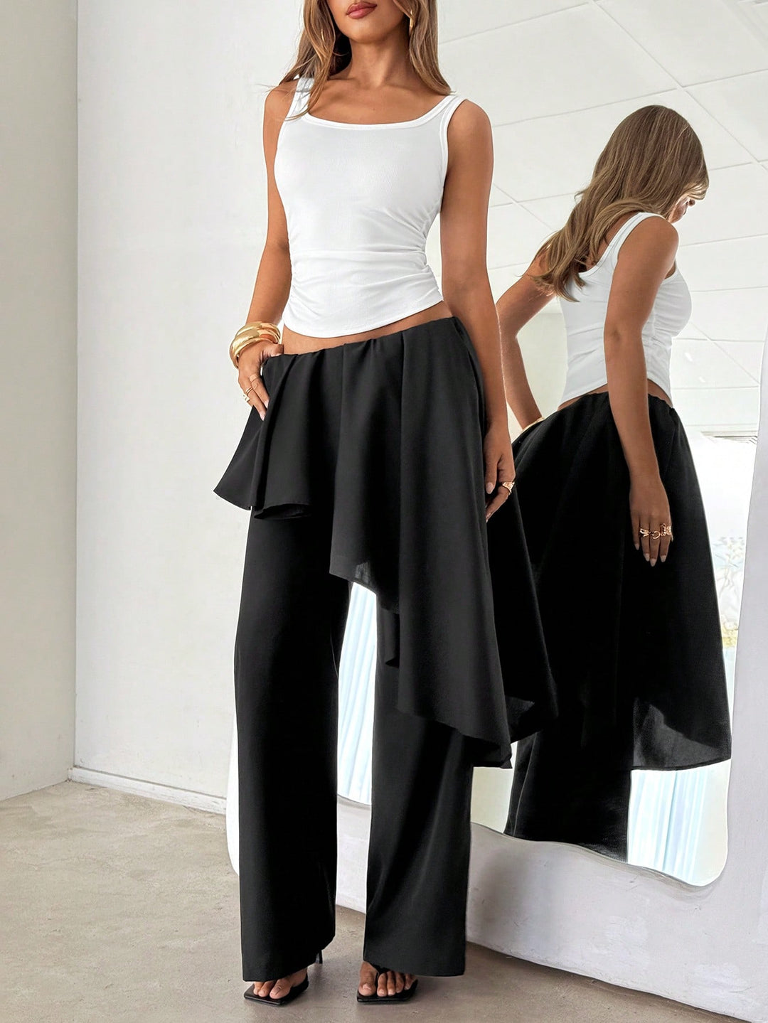 Pantaloni SHEIN, negru