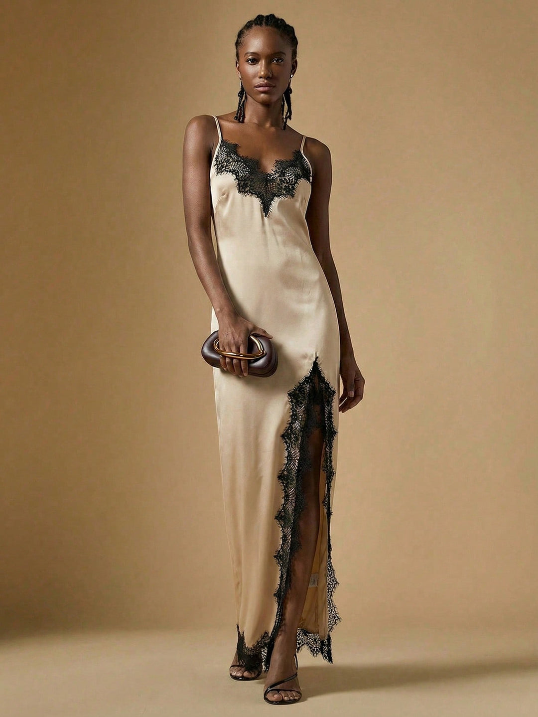 Rochie maxi SHEIN, kaki