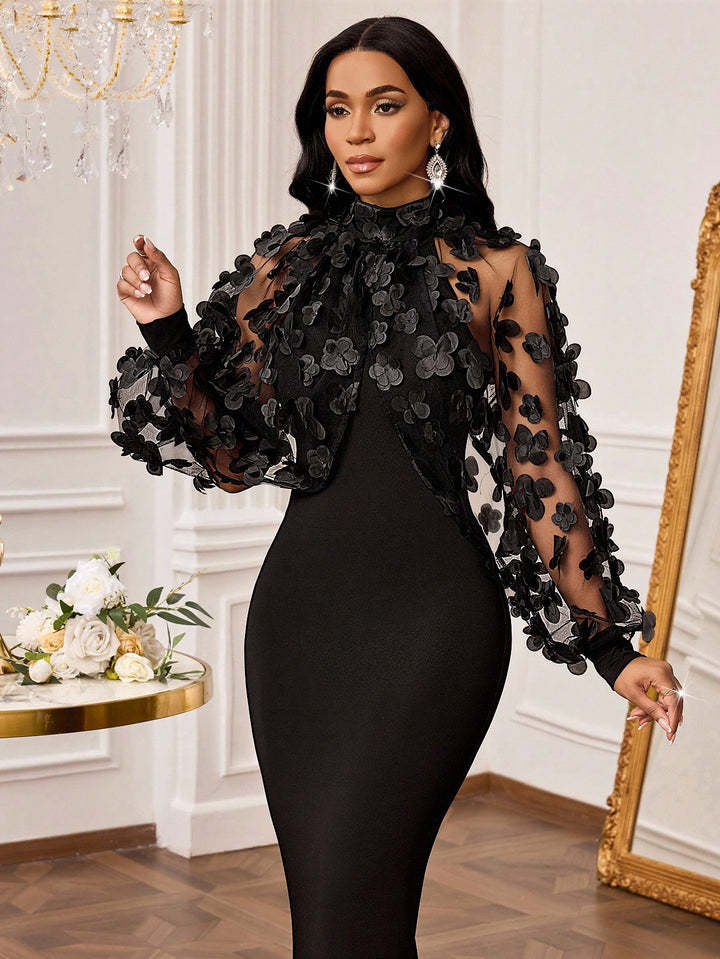 Rochie maxi SHEIN, negru