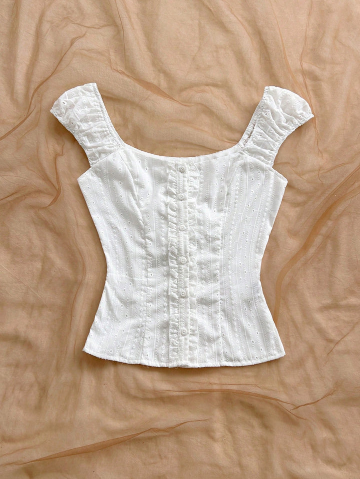 Top SHEIN, alb