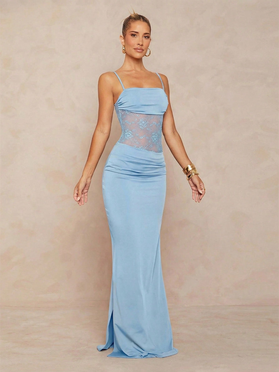 Rochie maxi SHEIN, albastru
