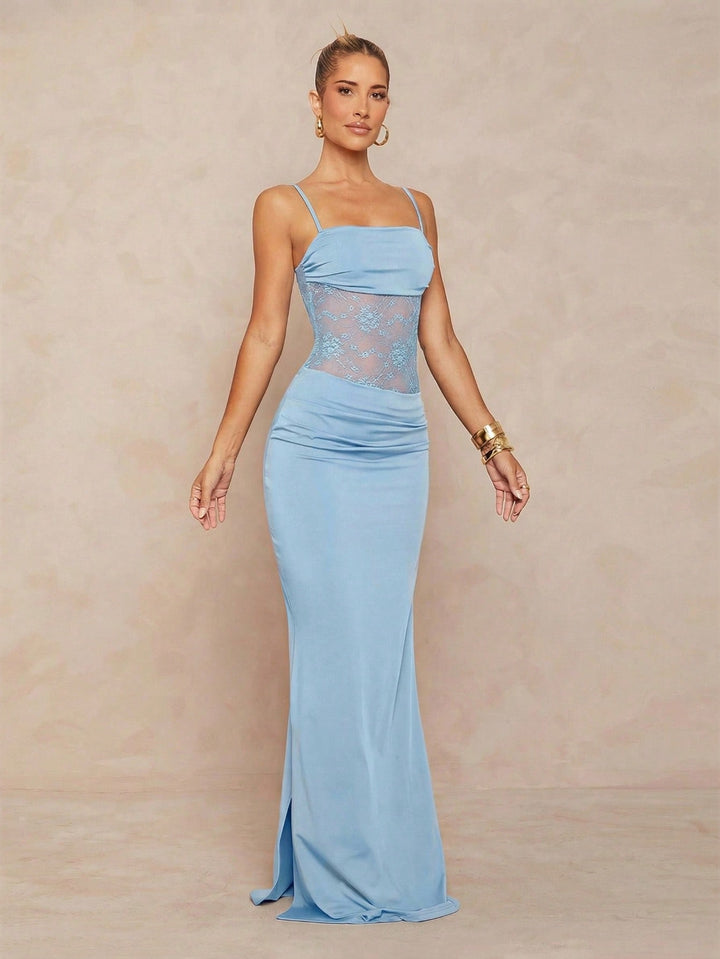 Rochie maxi SHEIN, albastru