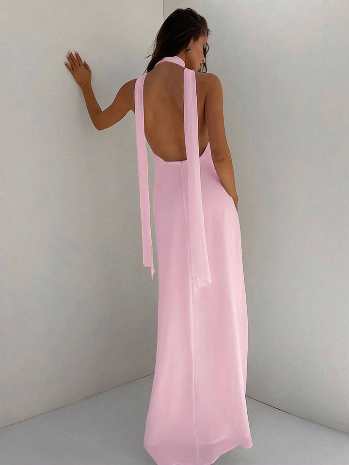 Rochie maxi SHEIN, roz