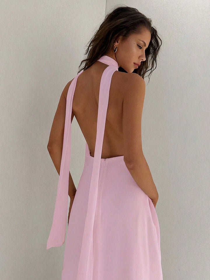 Rochie maxi SHEIN, roz