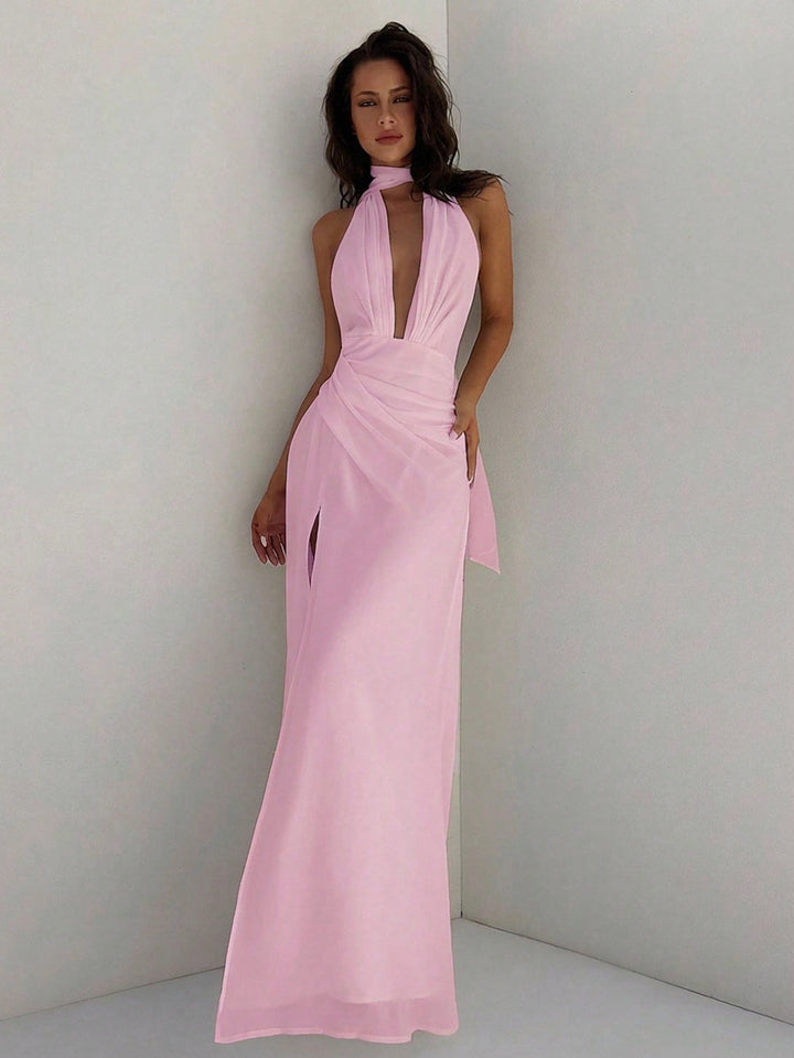 Rochie maxi SHEIN, roz
