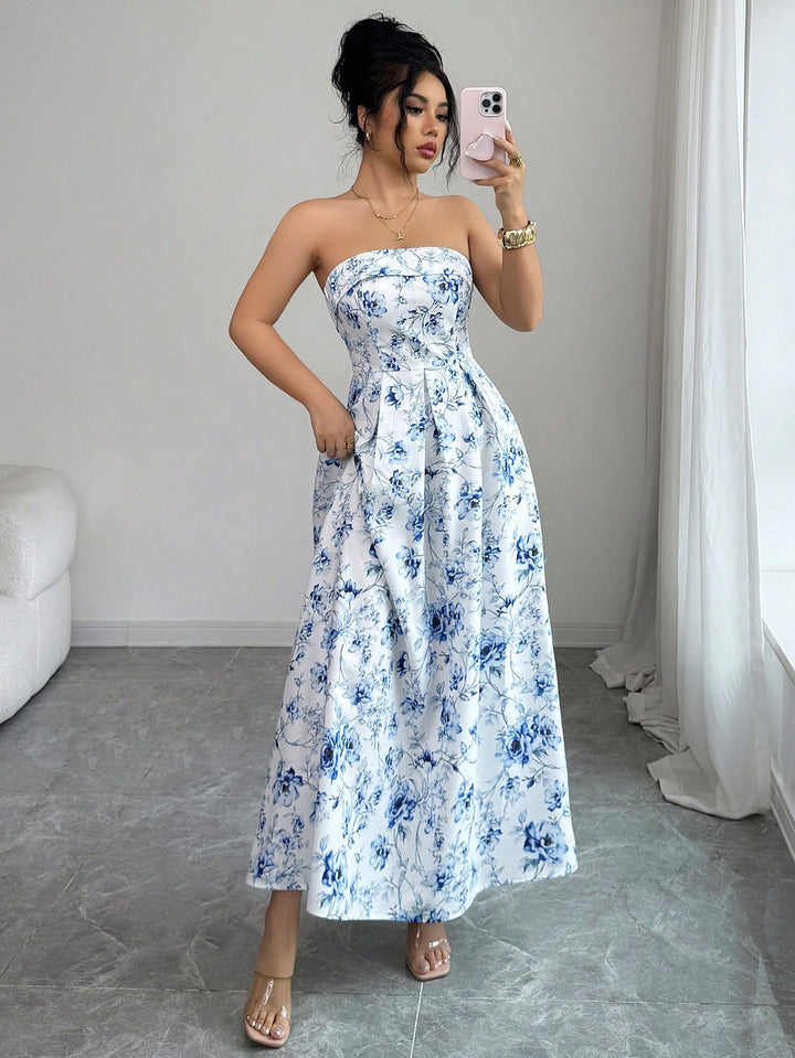 Rochie maxi SHEIN, albastru