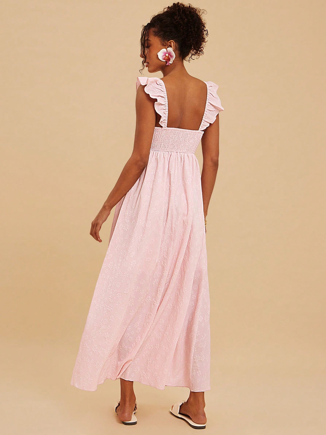 Rochie maxi SHEIN, roz