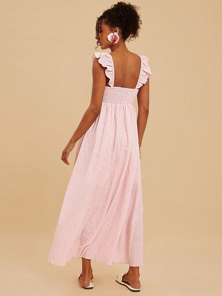 Rochie maxi SHEIN, roz