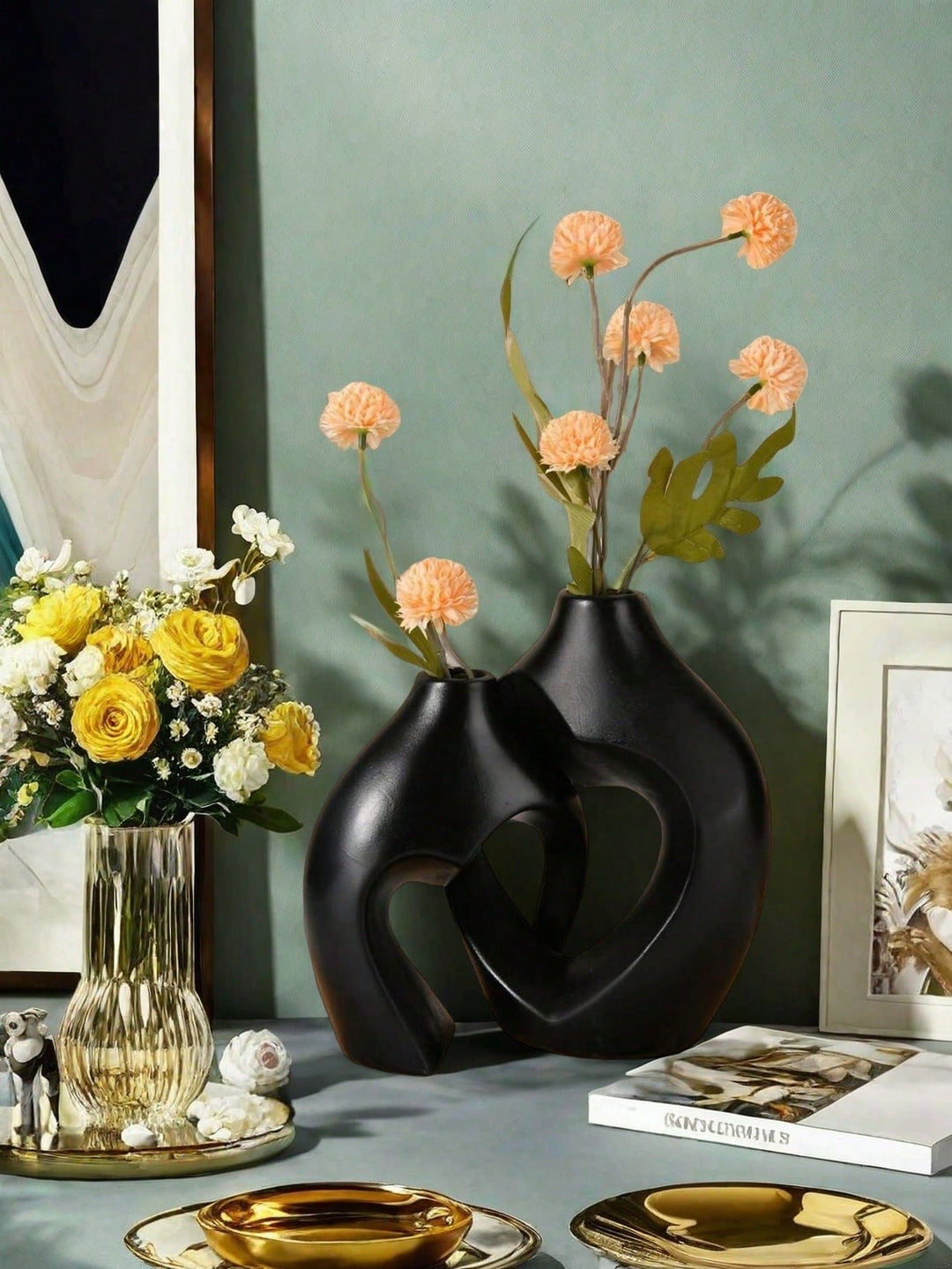 Vază decorativă SHEIN, floral print