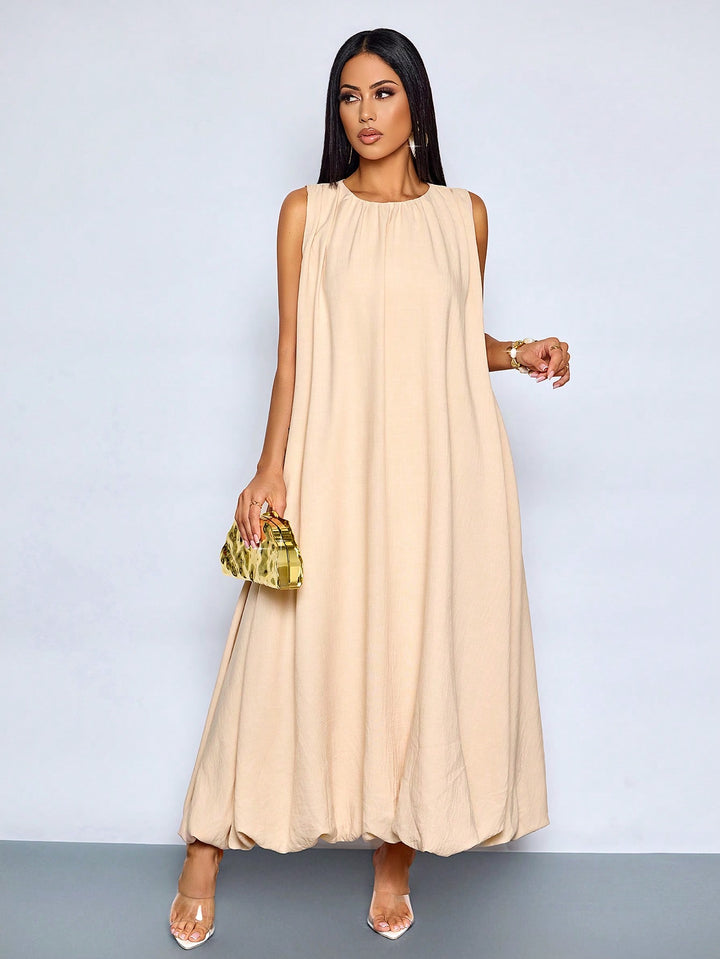Rochie maxi SHEIN, bej