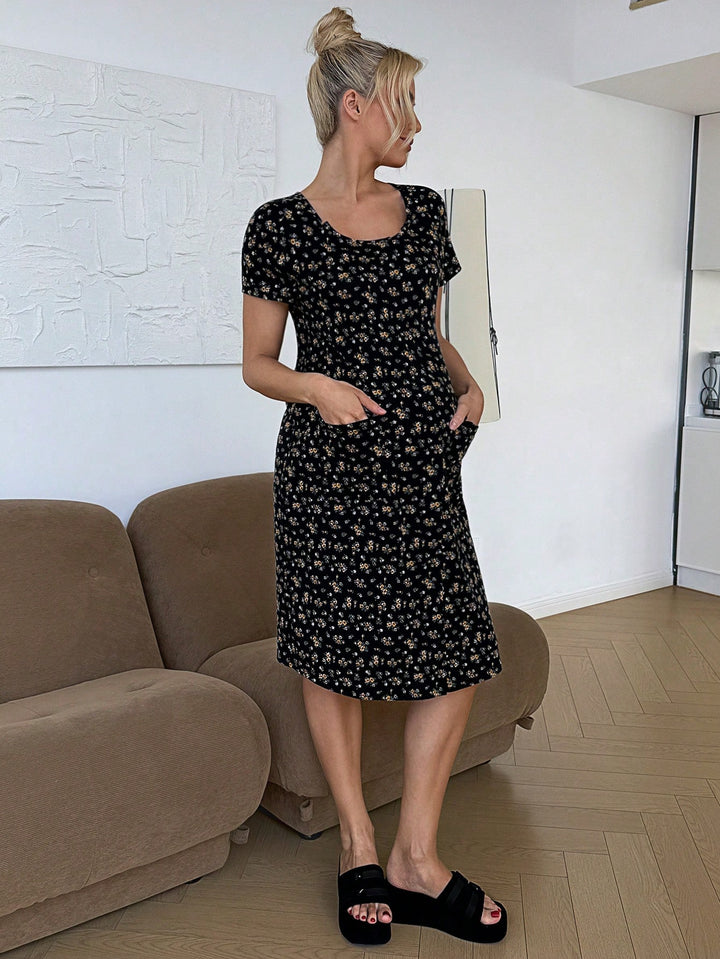 Rochie midi SHEIN, mix culori