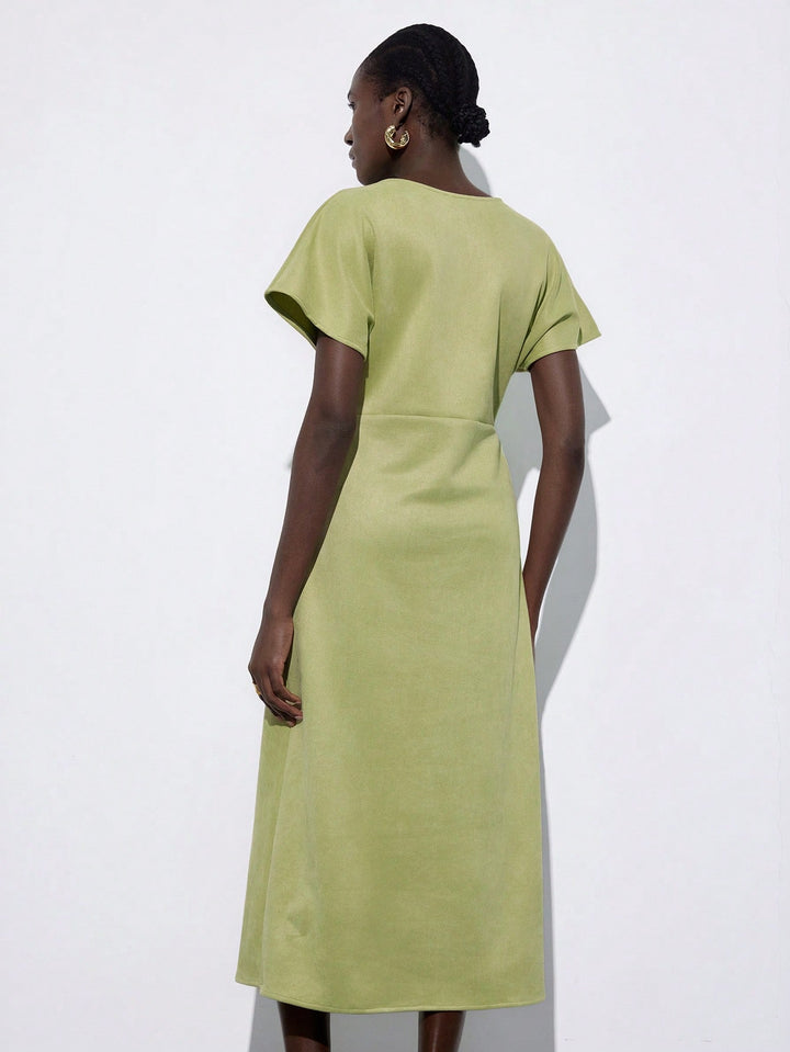 Rochie maxi SHEIN, verde