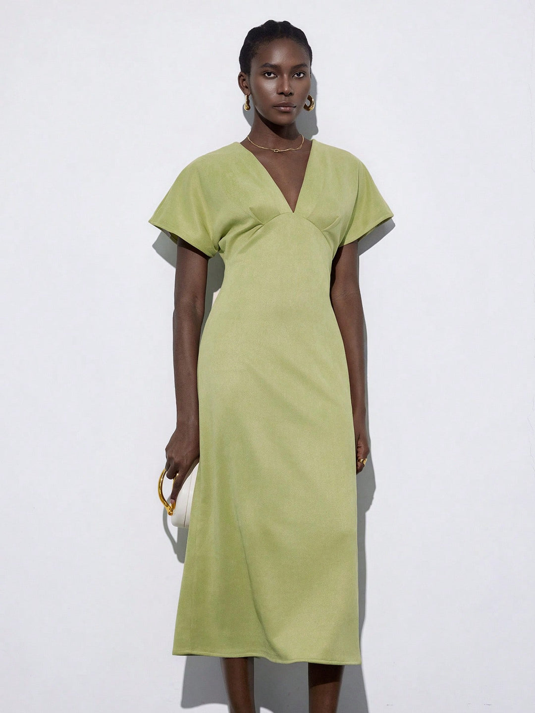 Rochie maxi SHEIN, verde