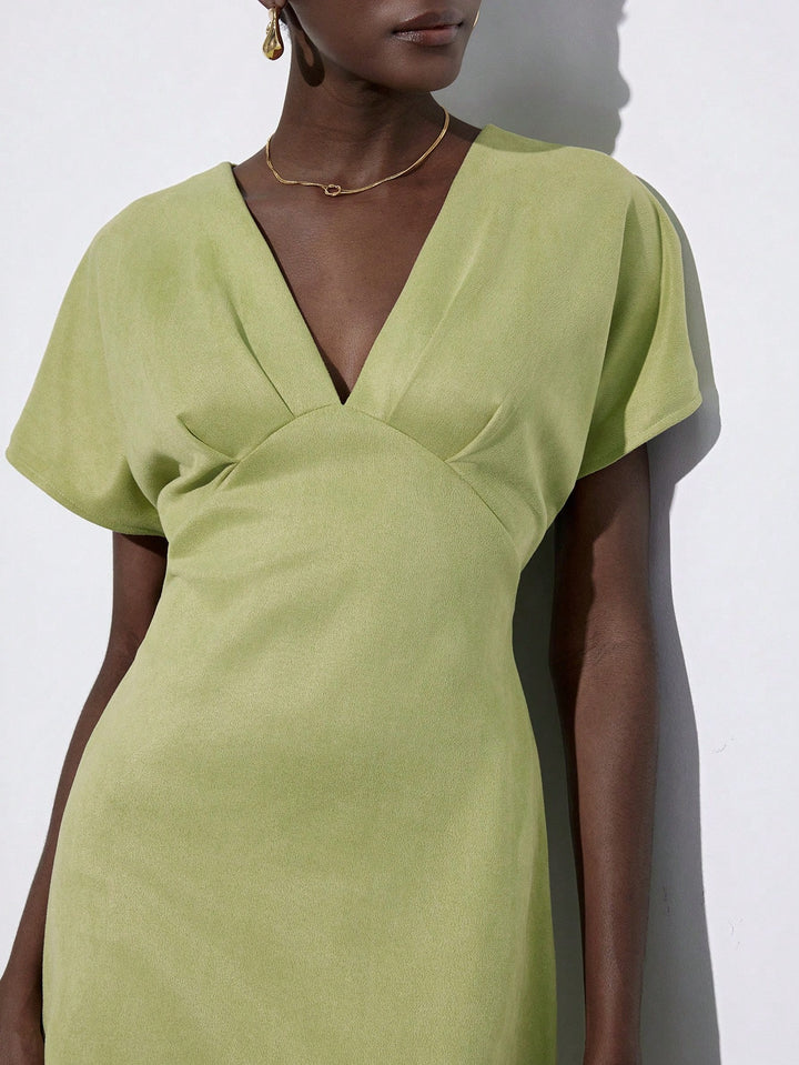 Rochie maxi SHEIN, verde