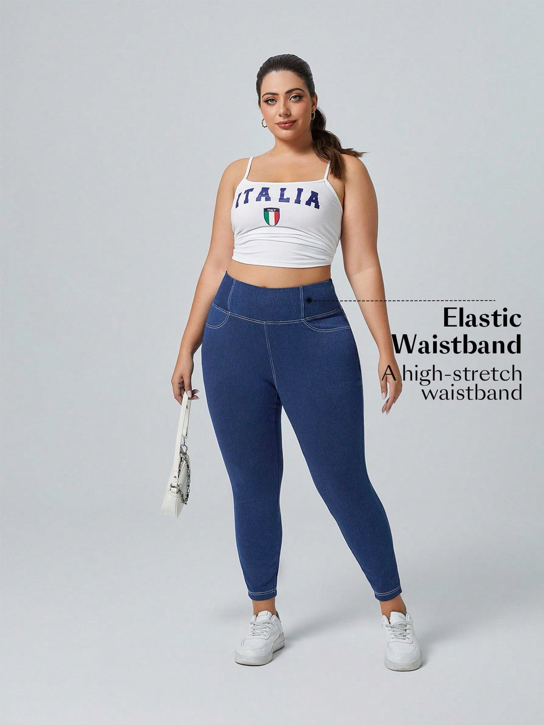 Jeans SHEIN, albastru