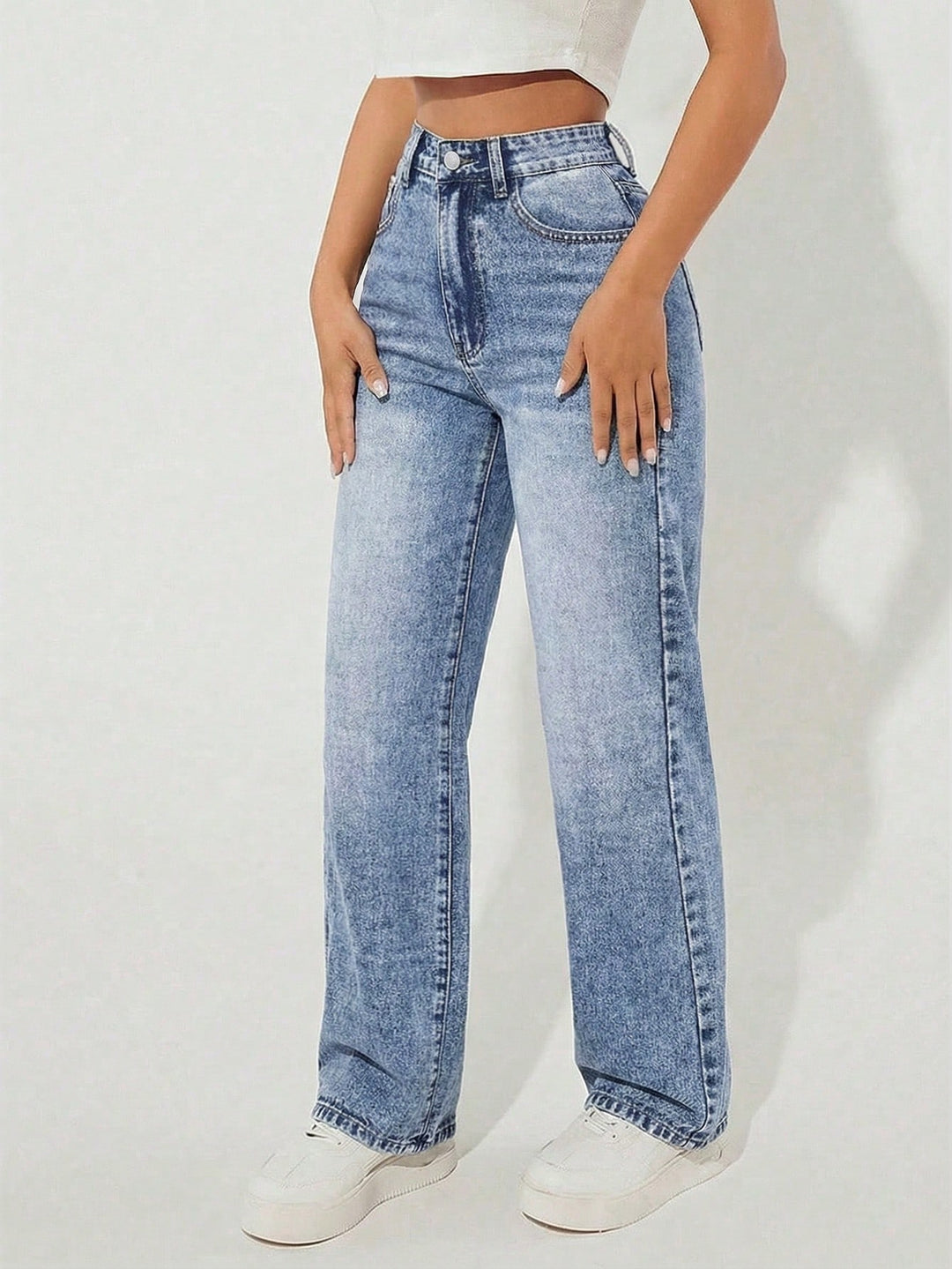 Jeans SHEIN, albastru