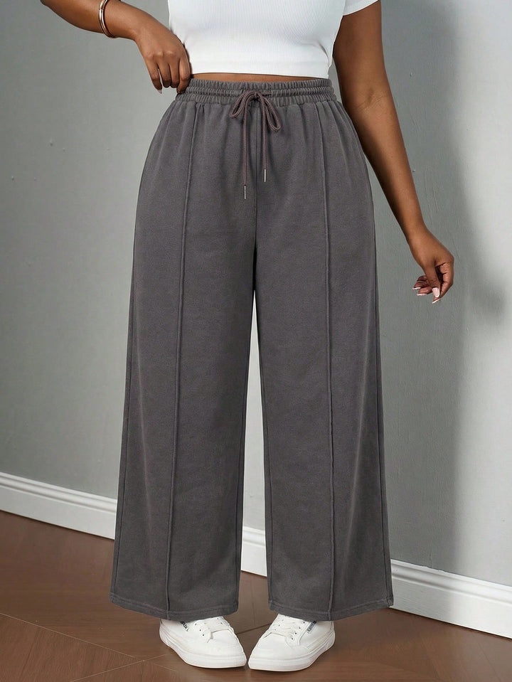 Pantaloni SHEIN, maro