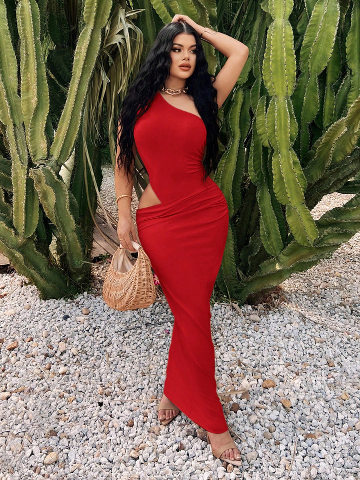 Rochie maxi SHEIN, roșu
