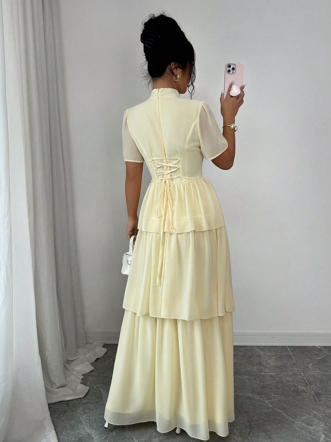 Rochie maxi SHEIN, galben