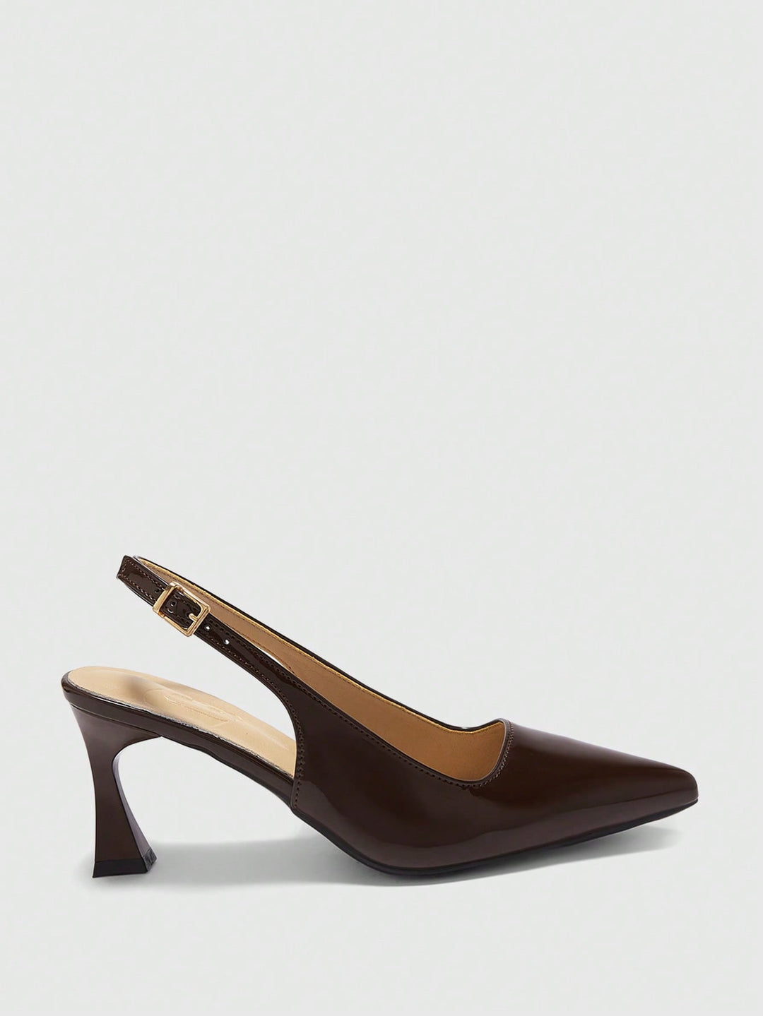 Pantofi cu toc SHEIN, maro