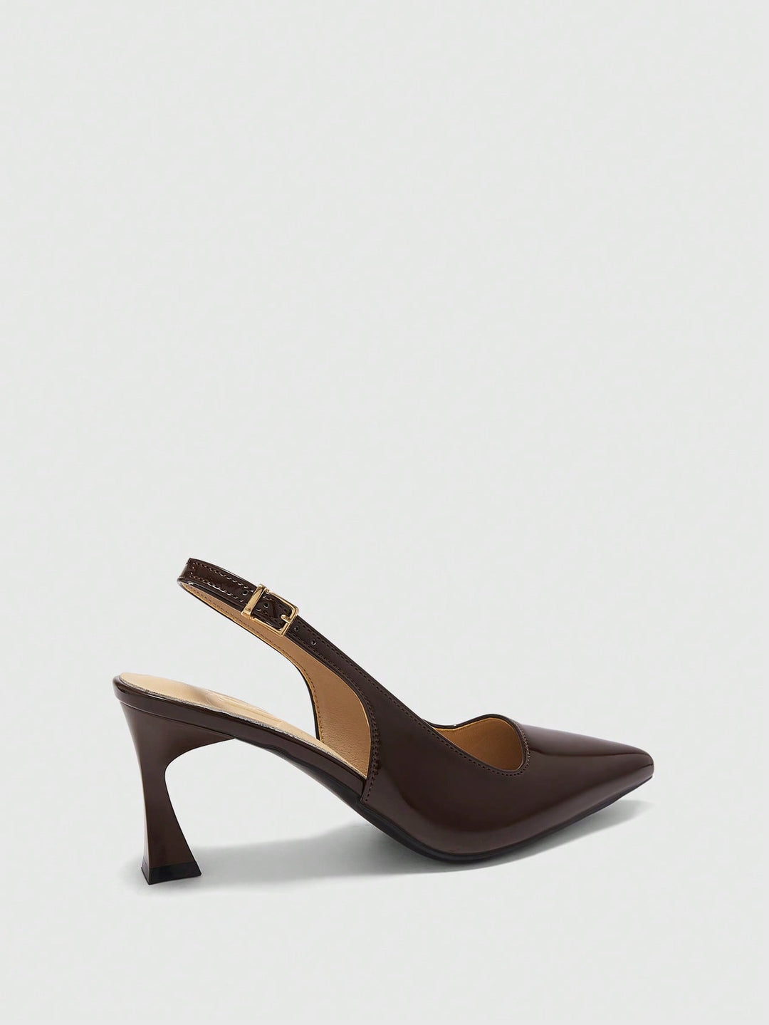 Pantofi cu toc SHEIN, maro