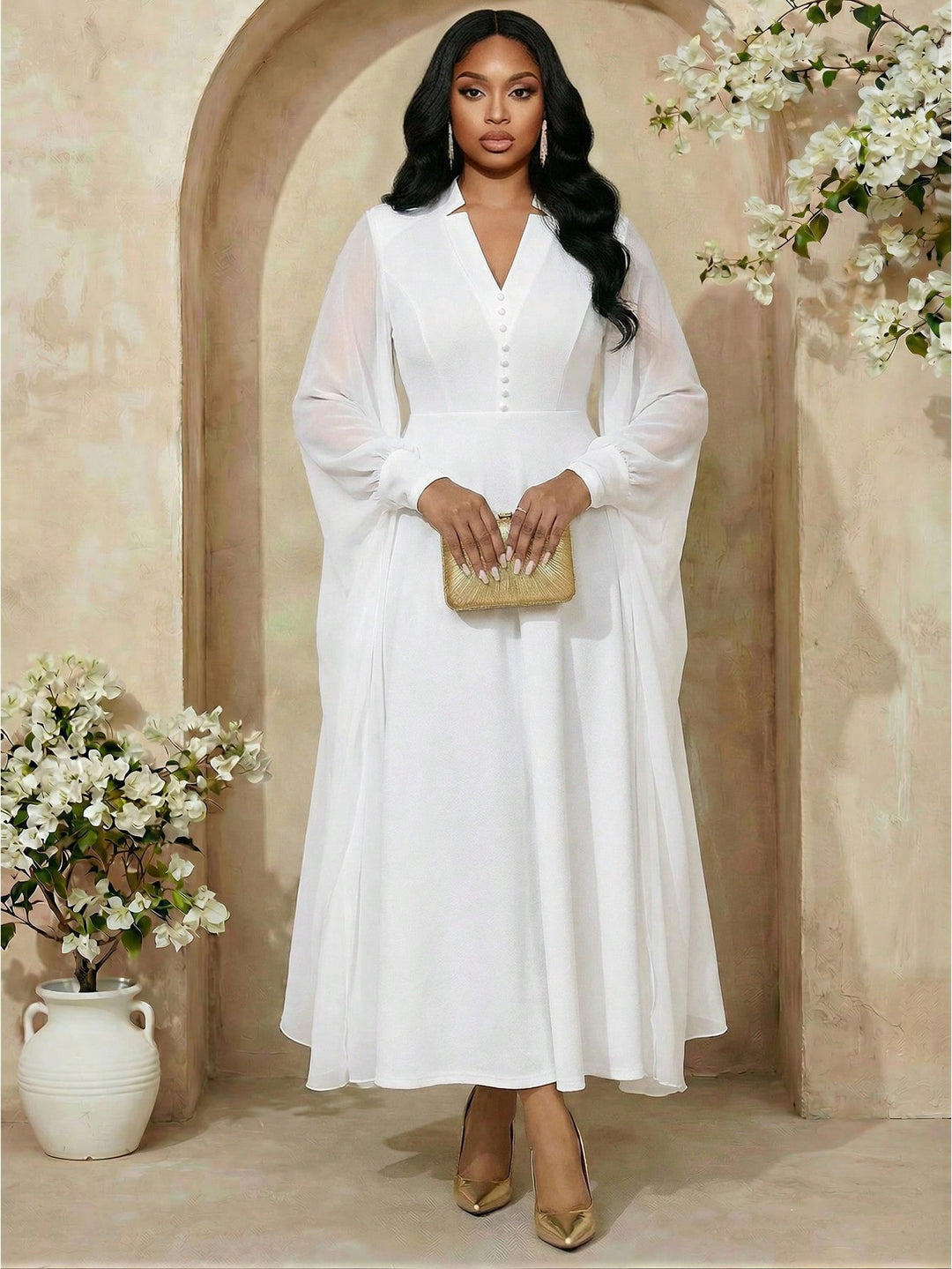 Rochie SHEIN, alb