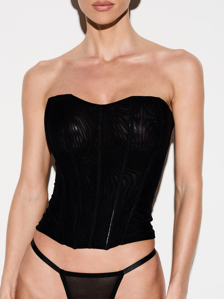 Top SHEIN, negru