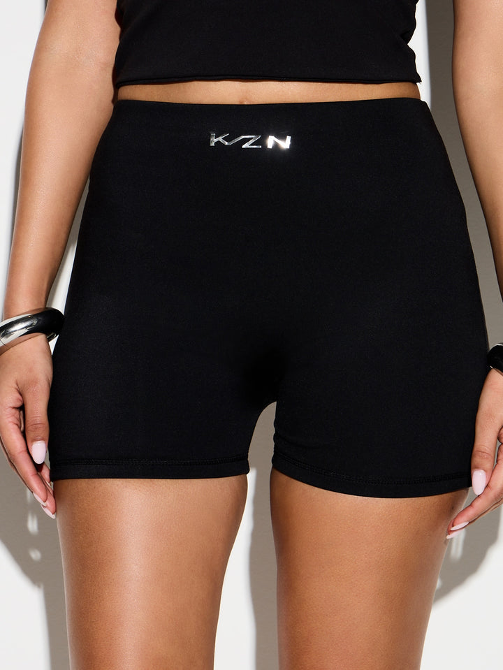 Pantaloni scurți SHEIN, negru