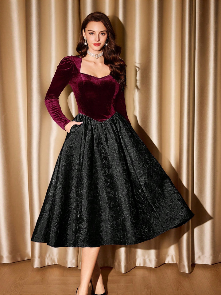Rochie midi SHEIN, negru