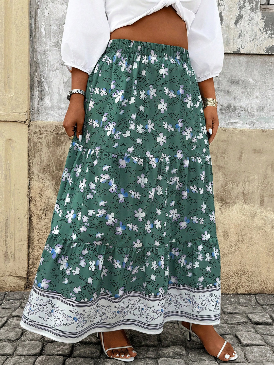 Fustă maxi SHEIN, mix culori