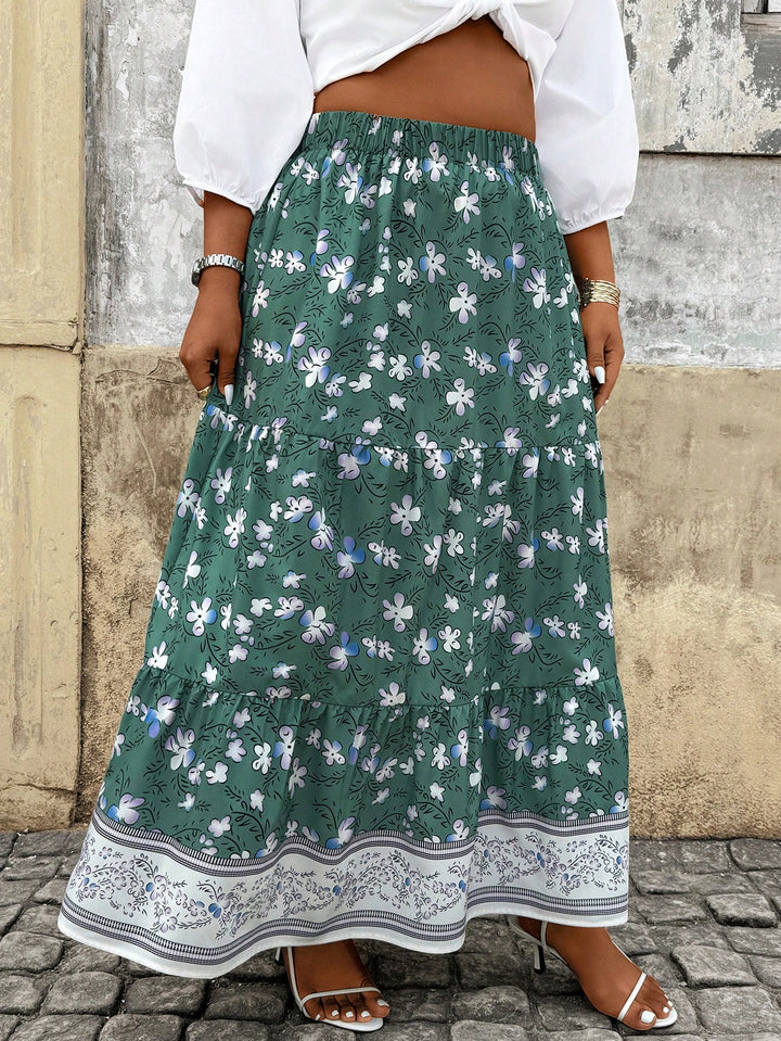 Fustă maxi SHEIN, mix culori