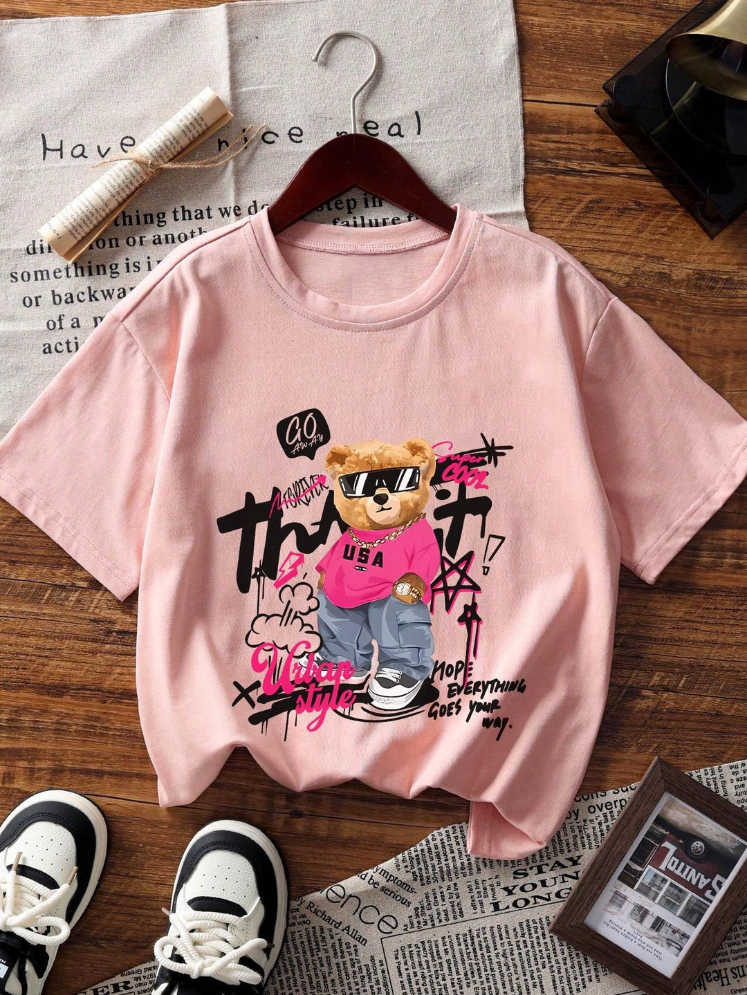 Tricou SHEIN, roz
