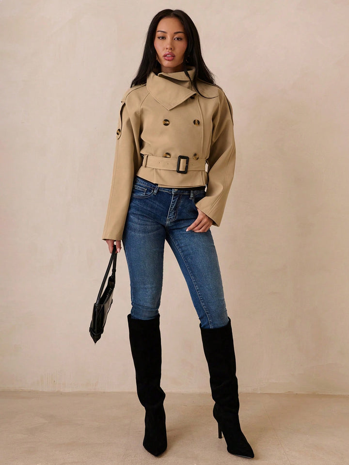 Trench SHEIN, kaki