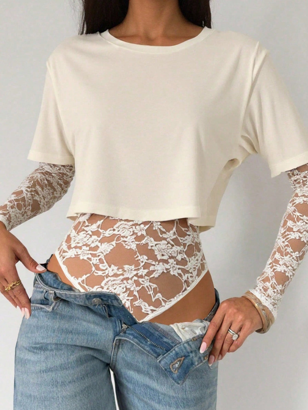 Body SHEIN, portocaliu