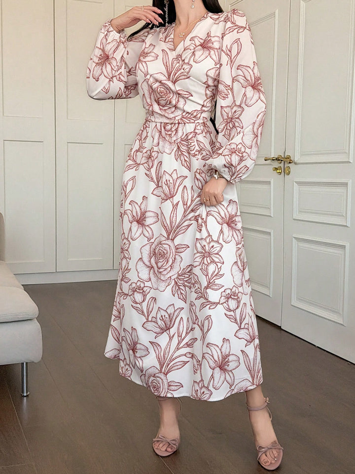 Rochie maxi SHEIN, bej